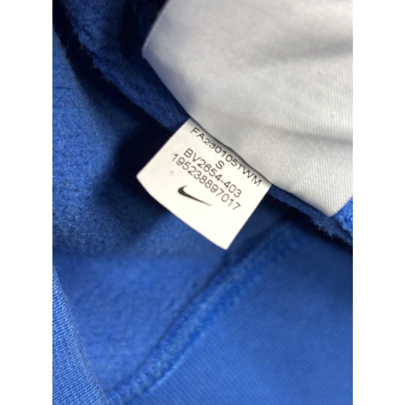 Nike Nike Club Fleece Hoodie Mens Small Blue Pullover Swoosh BV2654-403 Size US S / EU 44-46 / 1 - 4 Thumbnail