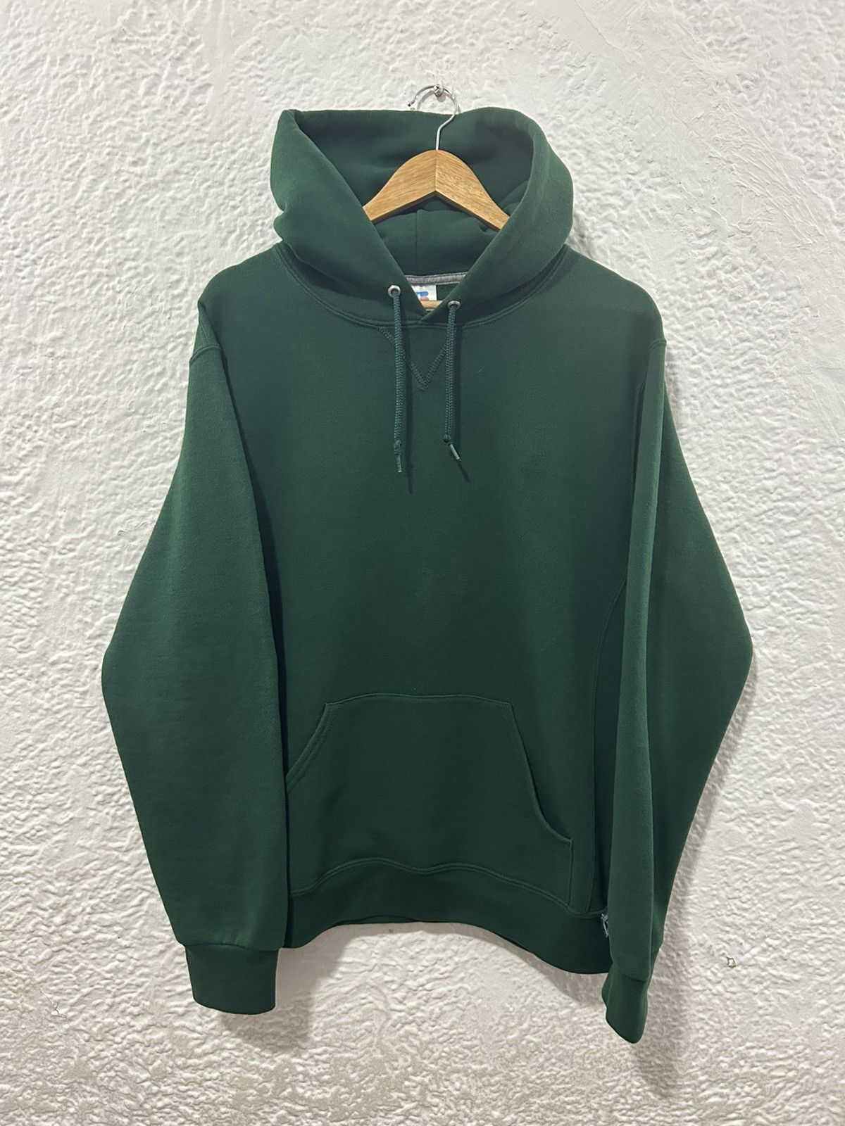 Russell Athletic Vintage Drawstring Pocket Hoodie Size US M / EU 48-50 / 2 - 1 Thumbnail