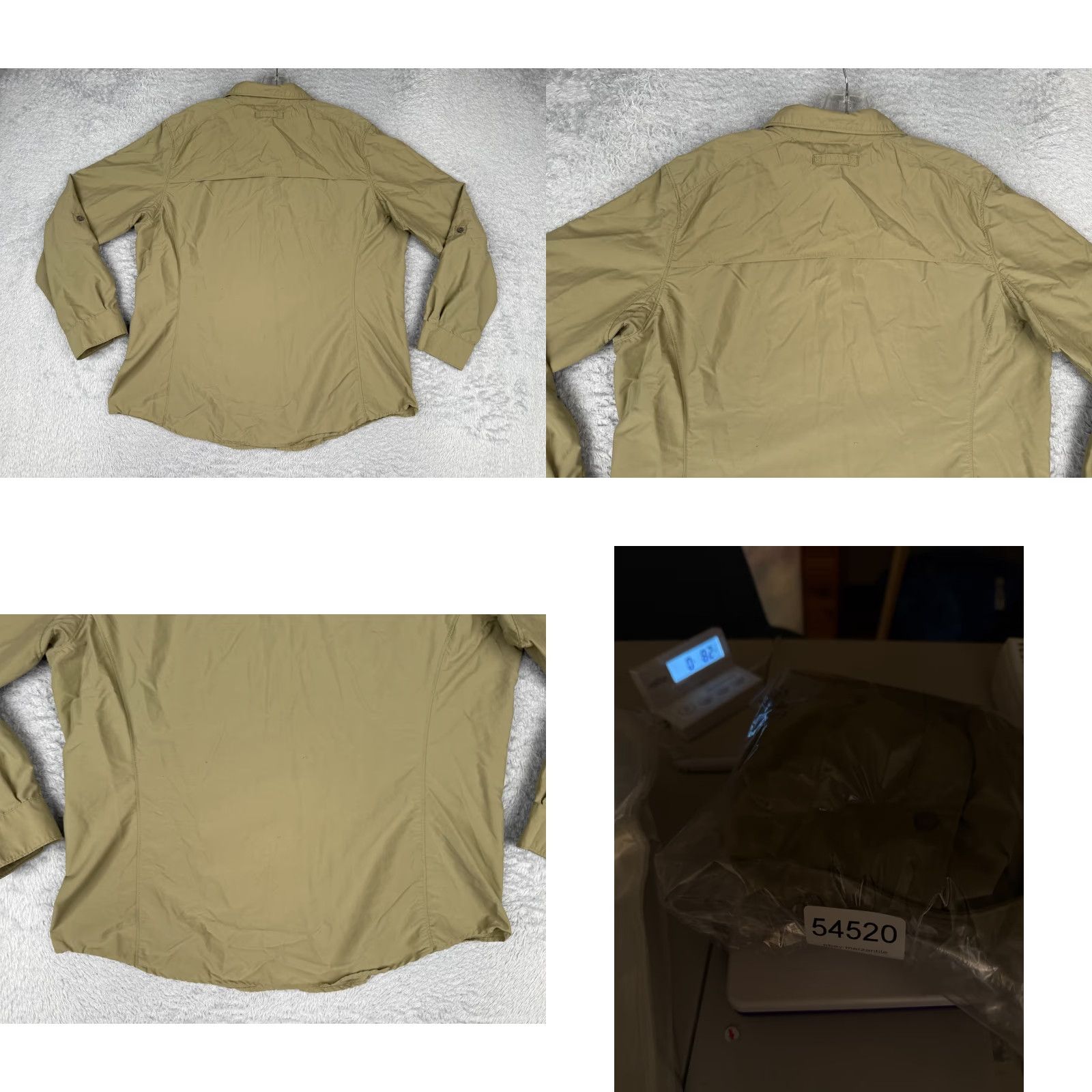 Vintage Duluth Shirt Men Button-Up Nylon Blend Green Long Sleeve XL Vented Breathable Pockets All Seasons Fishing Angler Outdoor Size US XL / EU 56 / 4 - 9 Thumbnail