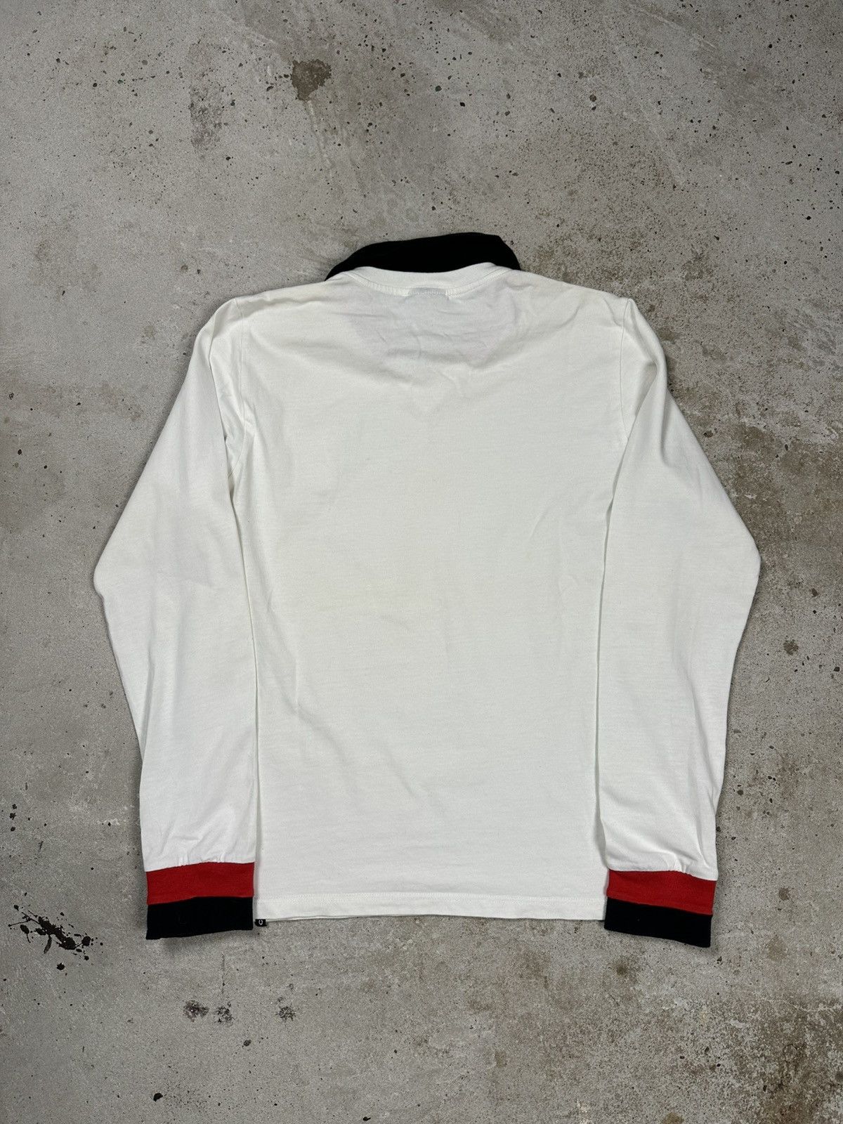 Vintage Vintage 90s Italy Long Sleeve Jersey Copa White Rugby Soccer Size US S / EU 44-46 / 1 - 2 Thumbnail