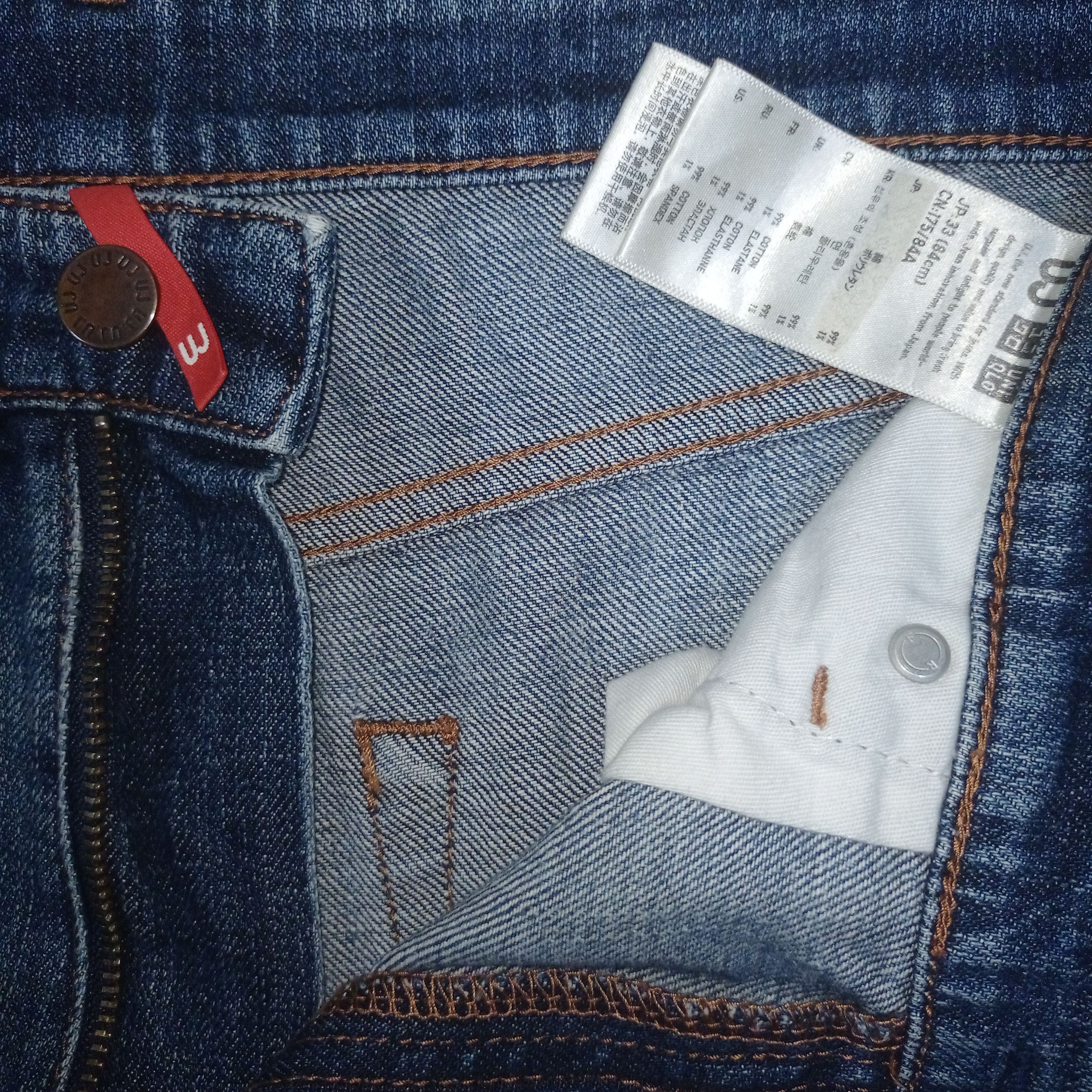Japanese Brand × Uniqlo S003 Vintage Japanese Uniqlo Distressed Baggy Jeans Size US 34 / EU 50 - 3 Thumbnail