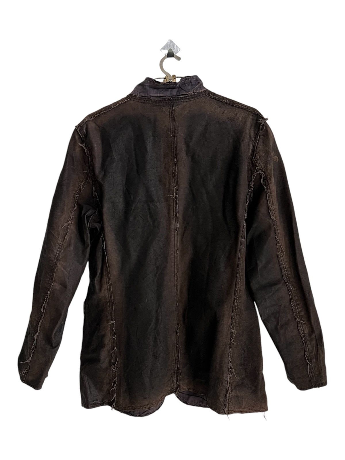 Comme des Garcons AW2010 "Anti Fashionista" Distressed Panelled Leather Jacket Size US L / EU 52-54 / 3 - 10 Thumbnail