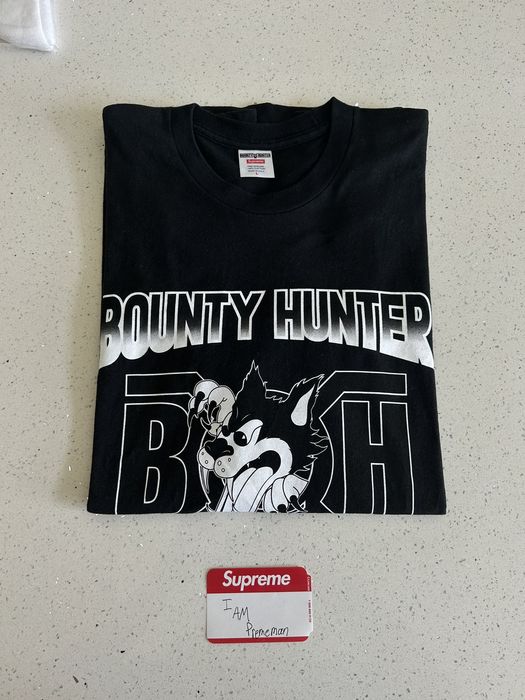 Supreme Supreme x Bounty Hunter Wolf Tee black large FW23