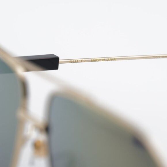 Gucci Gucci GG1311S 002 Sunglasses Gold Aviator Frame Size ONE SIZE - 8 Thumbnail