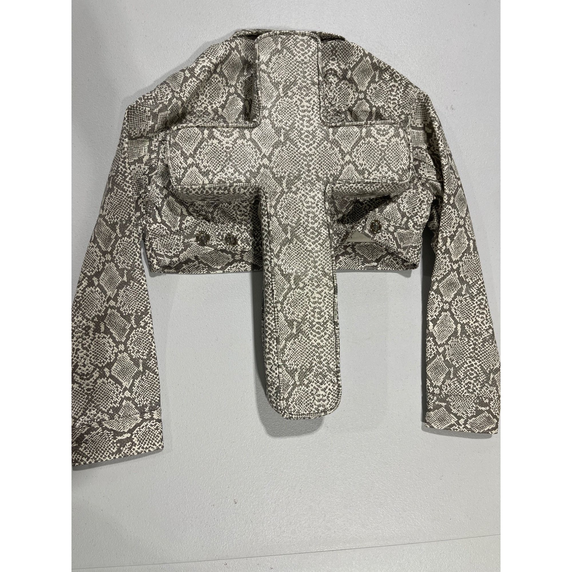 Seventh Heaven NEW SEVENTH HEAVEN WOMENS CROSS SNAKE JACKET XS Size XS / US 0-2 / IT 36-38 - 5 Thumbnail