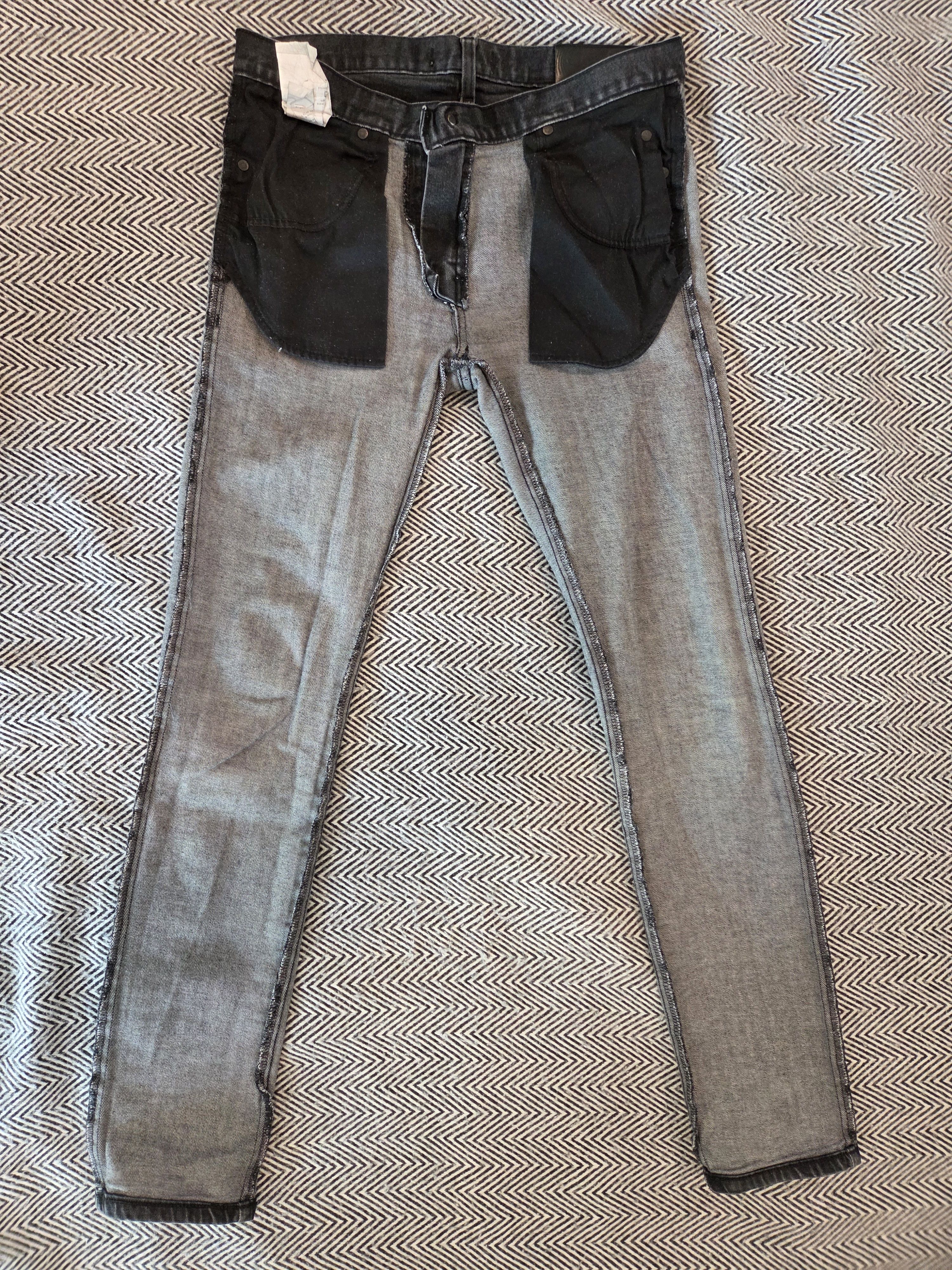 Naked & Famous Ash Black Stretch Size US 33 - 3 Thumbnail