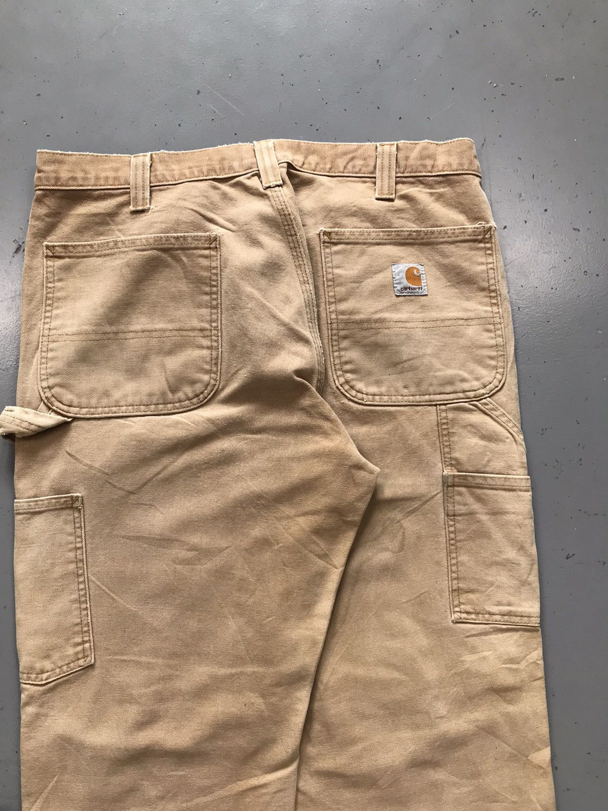 Carhartt × Vintage Vintage Carhartt B136 BRN double knee denim Size US 34 / EU 50 - 7 Thumbnail