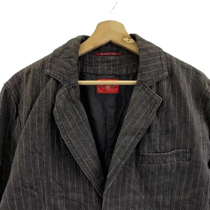 Vintage Vtg RED BUTTON 601 PARIS Designer Cotton Blazer Sport Coat Size 42R - 2 Thumbnail