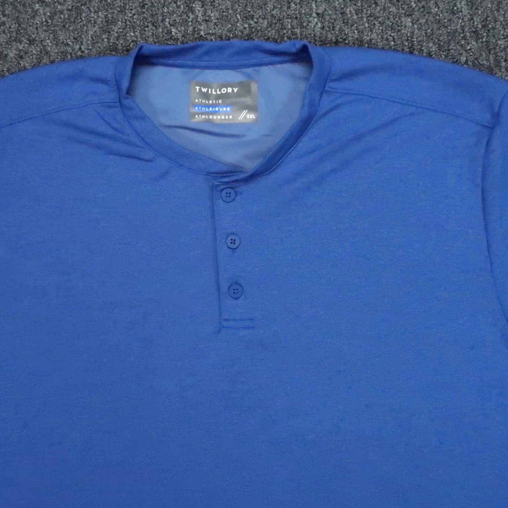 Vintage Twillory Shirt Mens 2XL Blue Long Sleeve Henley Pullover Athletic Casual Activewear 2XL Mens Blue Long Sleeve Henley Pullover Twillory Shirt Size US XXL / EU 58 / 5 - 2 Thumbnail