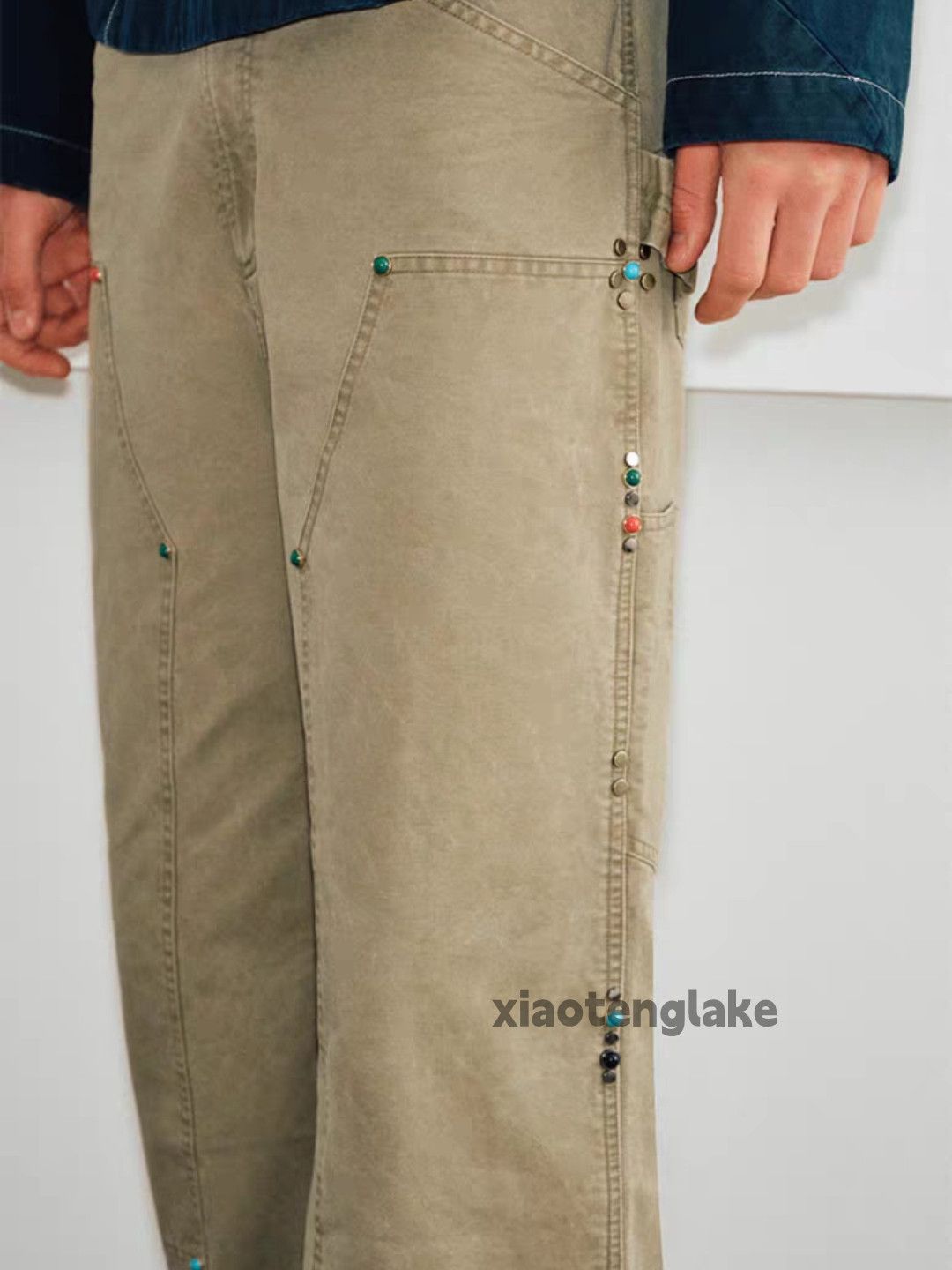Designer × Japanese Brand × Vintage utility skate hiphop carpenter workwear cargo pants Size US 34 / EU 50 - 6 Thumbnail