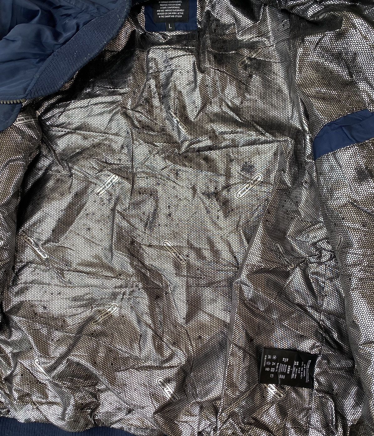 Japanese Brand Fieldcore Heat Assist Bomber Jacket Size US L / EU 52-54 / 3 - 4 Thumbnail