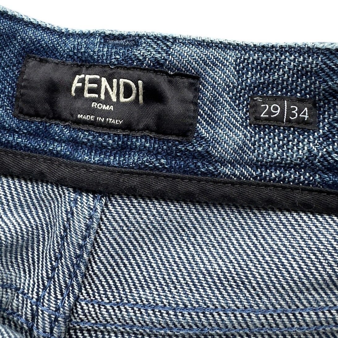 Fendi Fendi Moonlight Comfort High Waist Mens Denim Pants Sz 29/34 Size US 29 - 9 Thumbnail