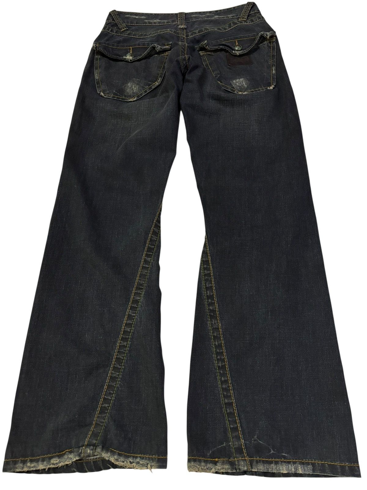Other Vtg Y2k Stitch’s Nebraska Flared Jeans Size US 31 - 2 Thumbnail