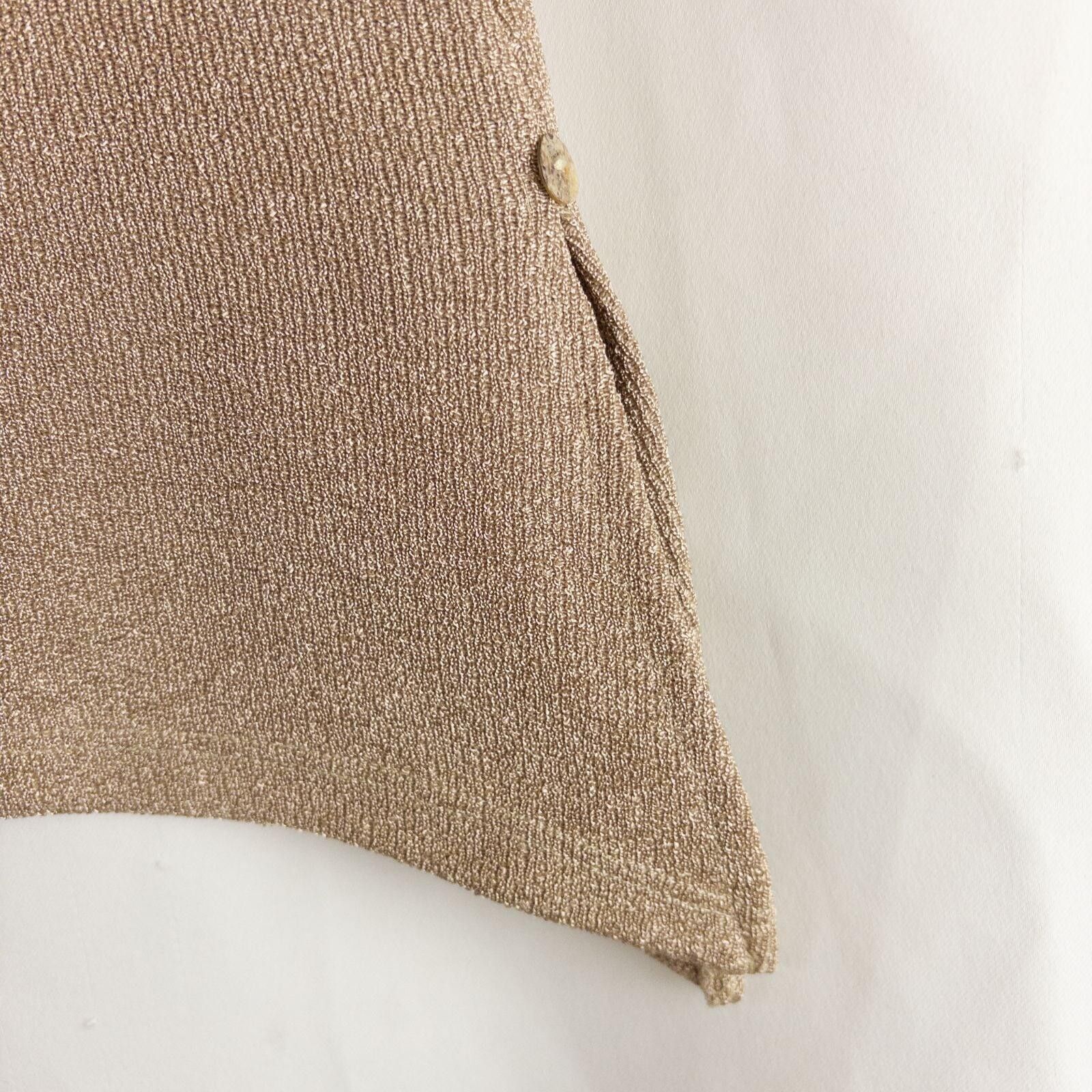 Other Maria Gabrielle Vintage Gold Cardigan Top Womens Medium Size M / US 6-8 / IT 42-44 - 10 Thumbnail
