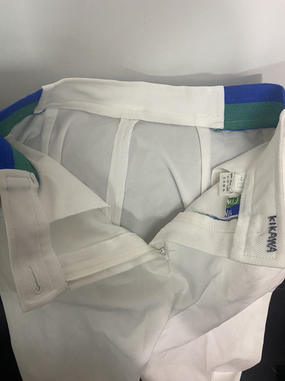 Japanese Brand × Vintage VINTAGE Yonex Tennis Track Pant White Wimbledon Sports Japan Size 26" / US 2 / IT 38 - 15 Thumbnail
