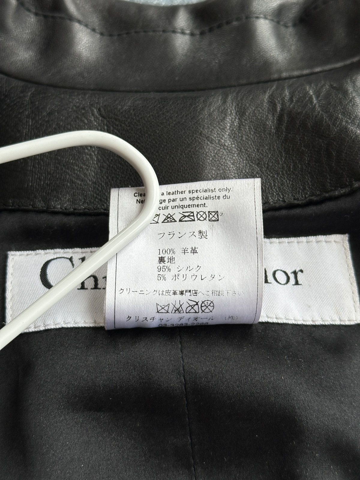 Christian Dior Monsieur DIOR by John Galliano Leather Black Bondage Buckle Jakcet Size M / US 6-8 / IT 42-44 - 17 Thumbnail