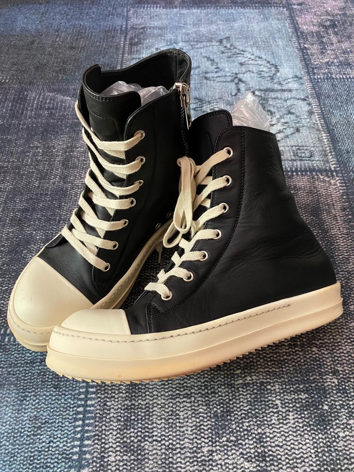 Rick Owens Rick Owens Pink Hitop Sneakers 39 Women Size US 9 / IT 39 - 1 Thumbnail