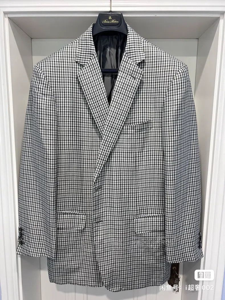 Brioni Brioni Silk linen slim fit single suit Size US L / EU 52-54 / 3 - 1 Thumbnail