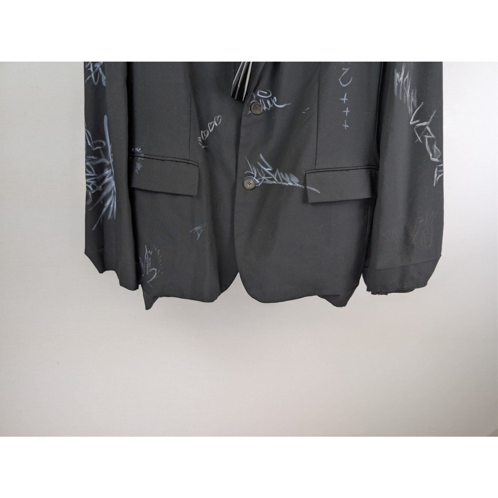 Balenciaga o1rshd1 Fluid Wool Barathea Skater Tailored Jacket in Black Size US M / EU 48-50 / 2 - 3 Thumbnail