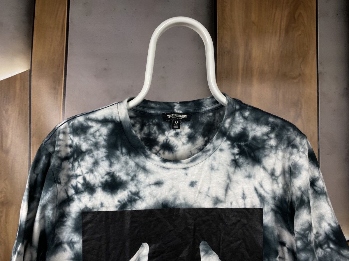 True Religion 🧲T-Shirt True Religion Brand Jeans Big Logo Tie Dye Tee🧲 Size US L / EU 52-54 / 3 - 4 Thumbnail