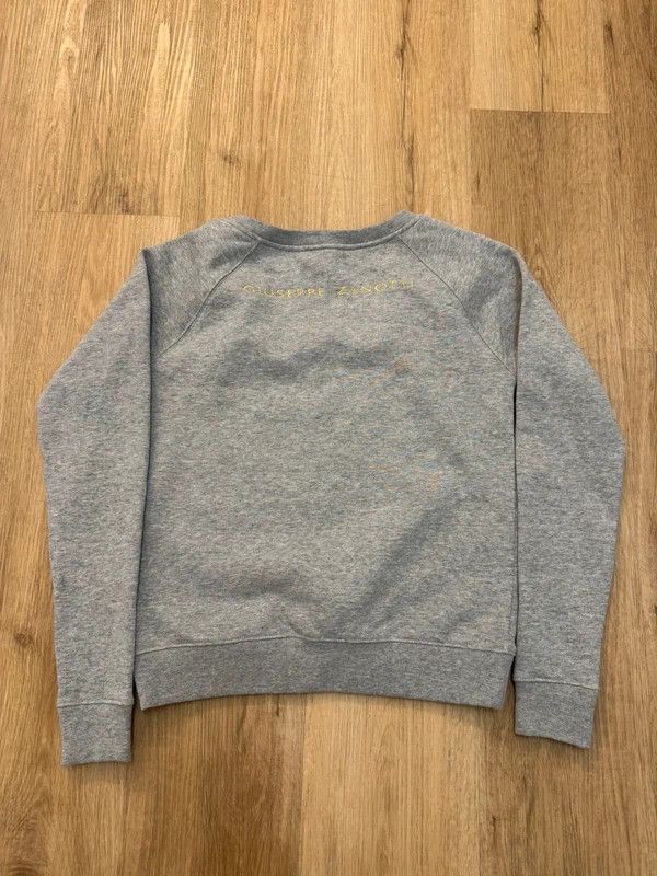 Giuseppe Zanotti Giuseppe Zanotti Logo-Embroidered Cotton Sweatshirt Italy XS Size XS / US 0-2 / IT 36-38 - 2 Thumbnail