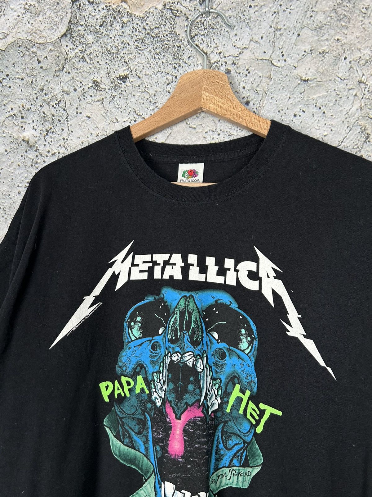 Band Tees Metallica 2017 Rock Band Tee Tour Metal Rare Hype Size US XL / EU 56 / 4 - 3 Thumbnail