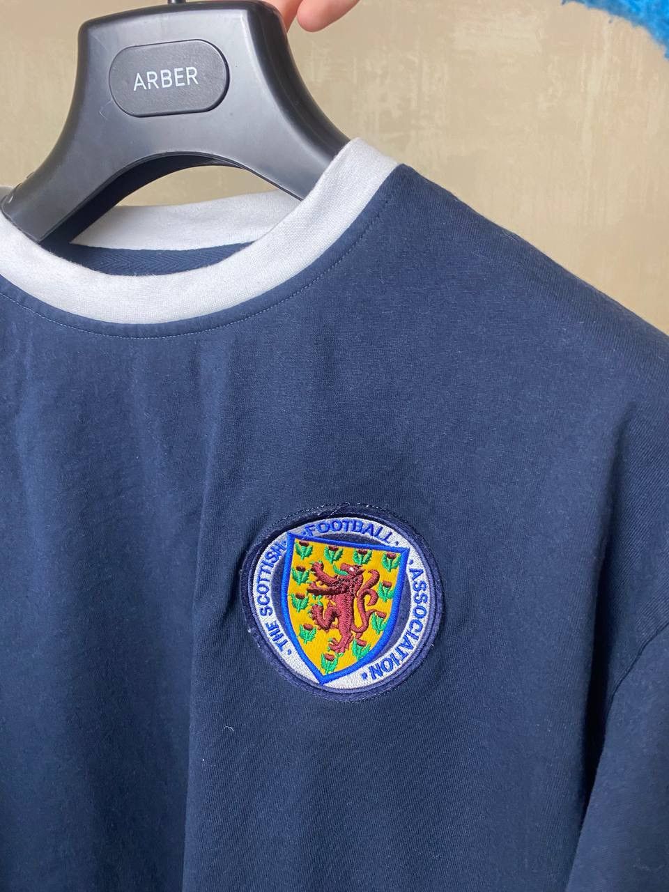 Vintage 🔥 1960s Scotland Retro Long Sleeve Jersey Shirt Score Draw Size US XL / EU 56 / 4 - 6 Thumbnail