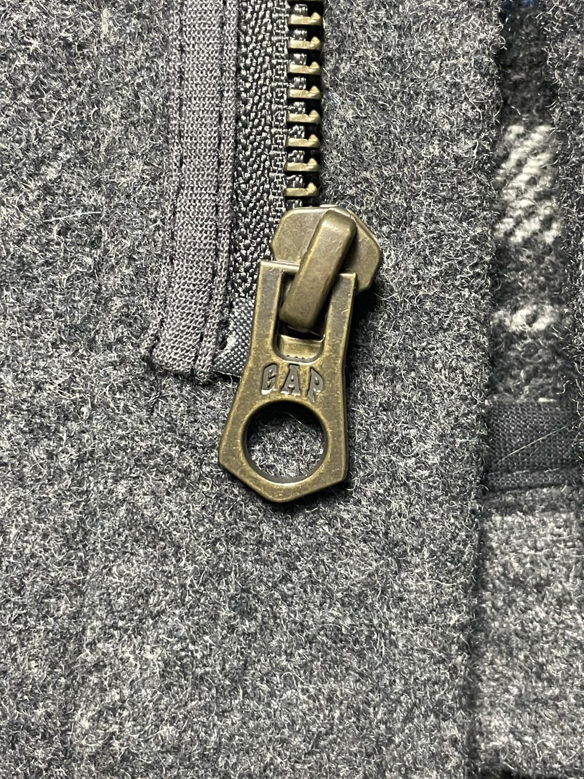 Gap × Vintage Vintage Gap Kids Wool Hooded Coat (46) Size US S / EU 44-46 / 1 - 10 Thumbnail