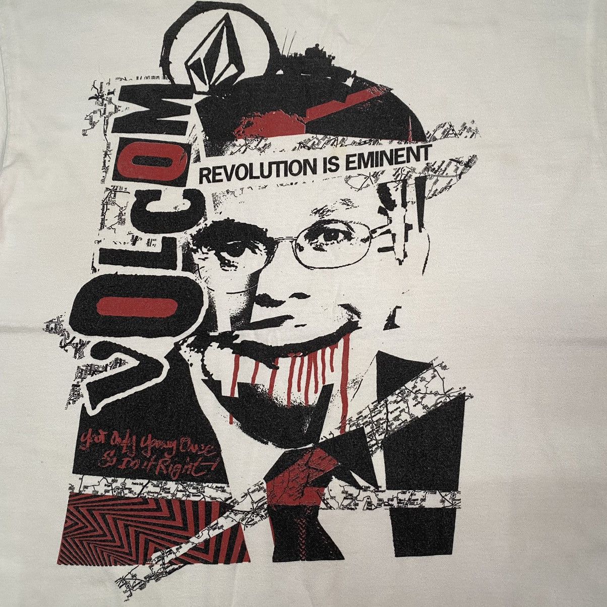 Vintage × Volcom VINTAGE VOLCOM REVOLUTION IS EMINENT T SHIRT Size US M / EU 48-50 / 2 - 5 Thumbnail