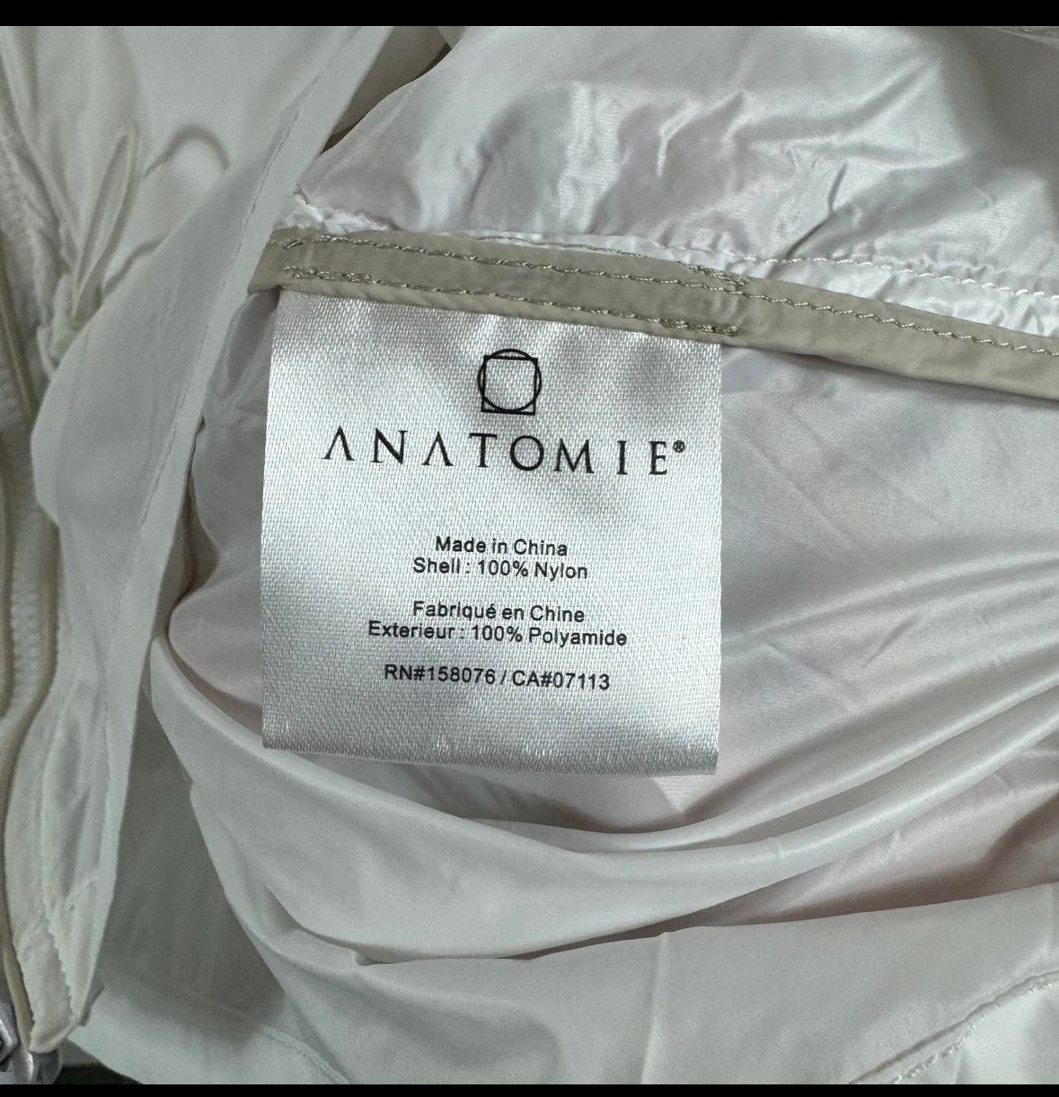 Anatomie ANATOMIE August nylon windbreaker stone/white. Size L Size L / US 10 / IT 46 - 9 Thumbnail