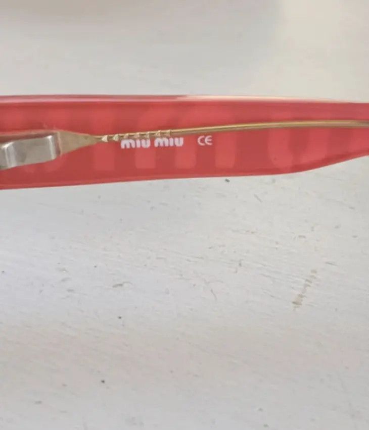 Miu Miu Miu Miu Sunglasses Logo Shield Square Sport 1999 EX0254 Size ONE SIZE - 5 Thumbnail