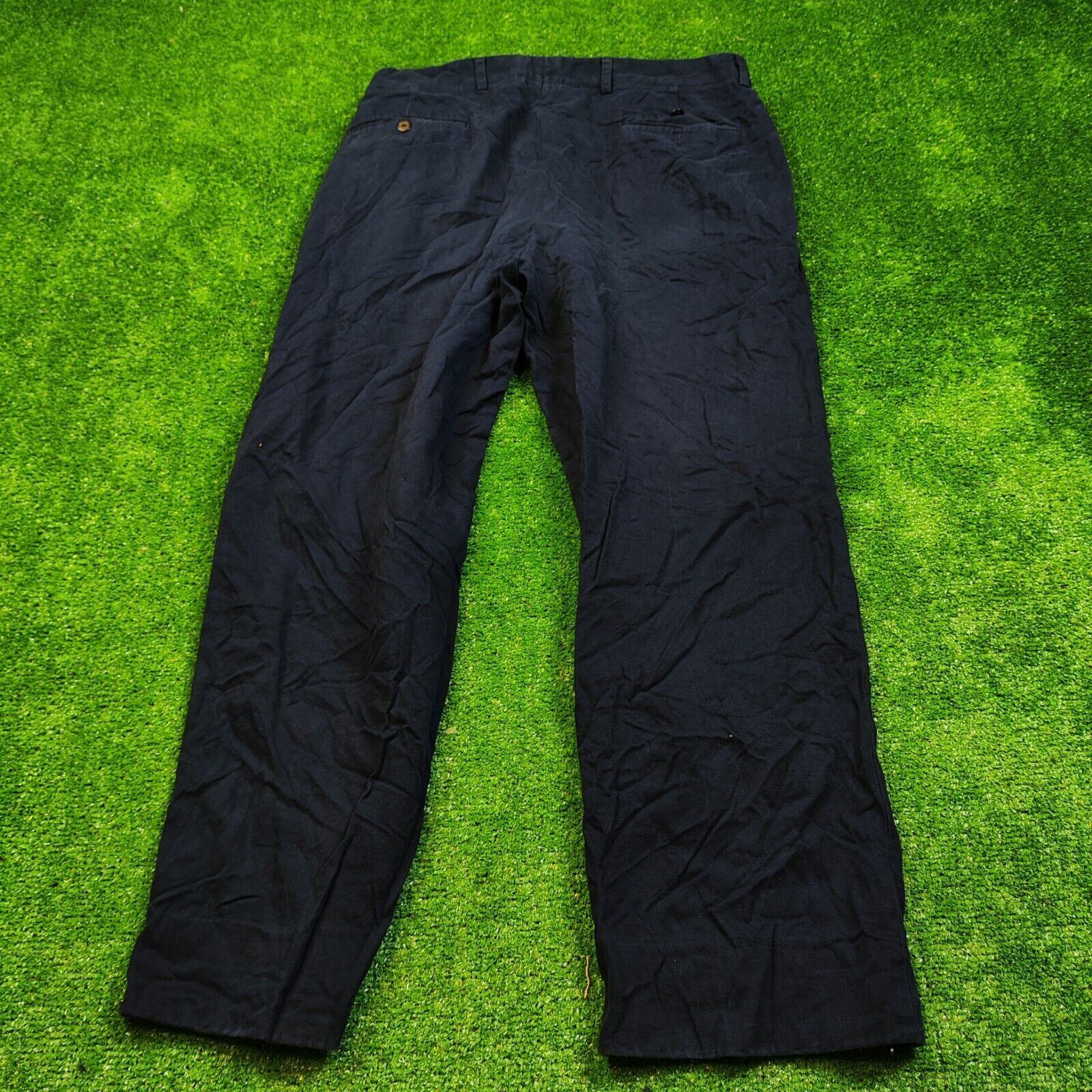 Paul & Shark Vintage Paul & Shark Pants 32 Navy Straight Leg wool blend Size US 32 / EU 48 - 2 Thumbnail