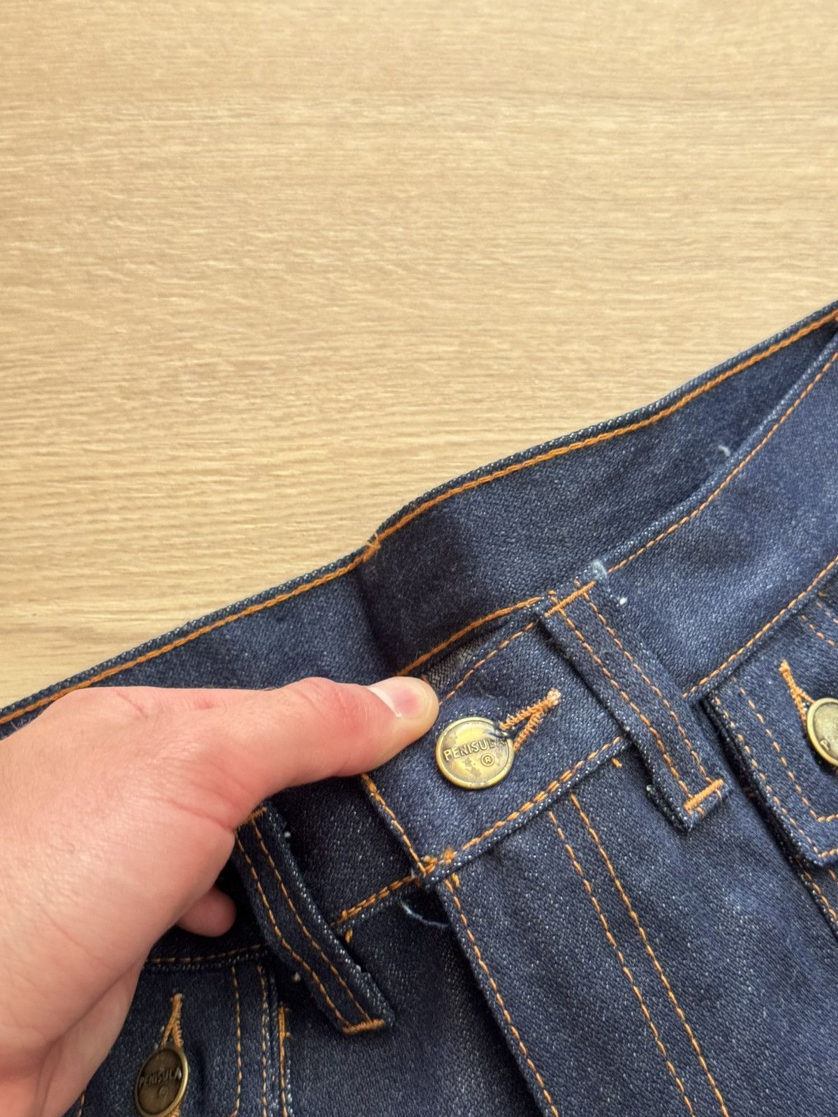 HippyTree Vintage 60-70’s Penisula Women’s Hippie Baggy Denim Jeans Size 32" / US 10 / IT 46 - 7 Thumbnail