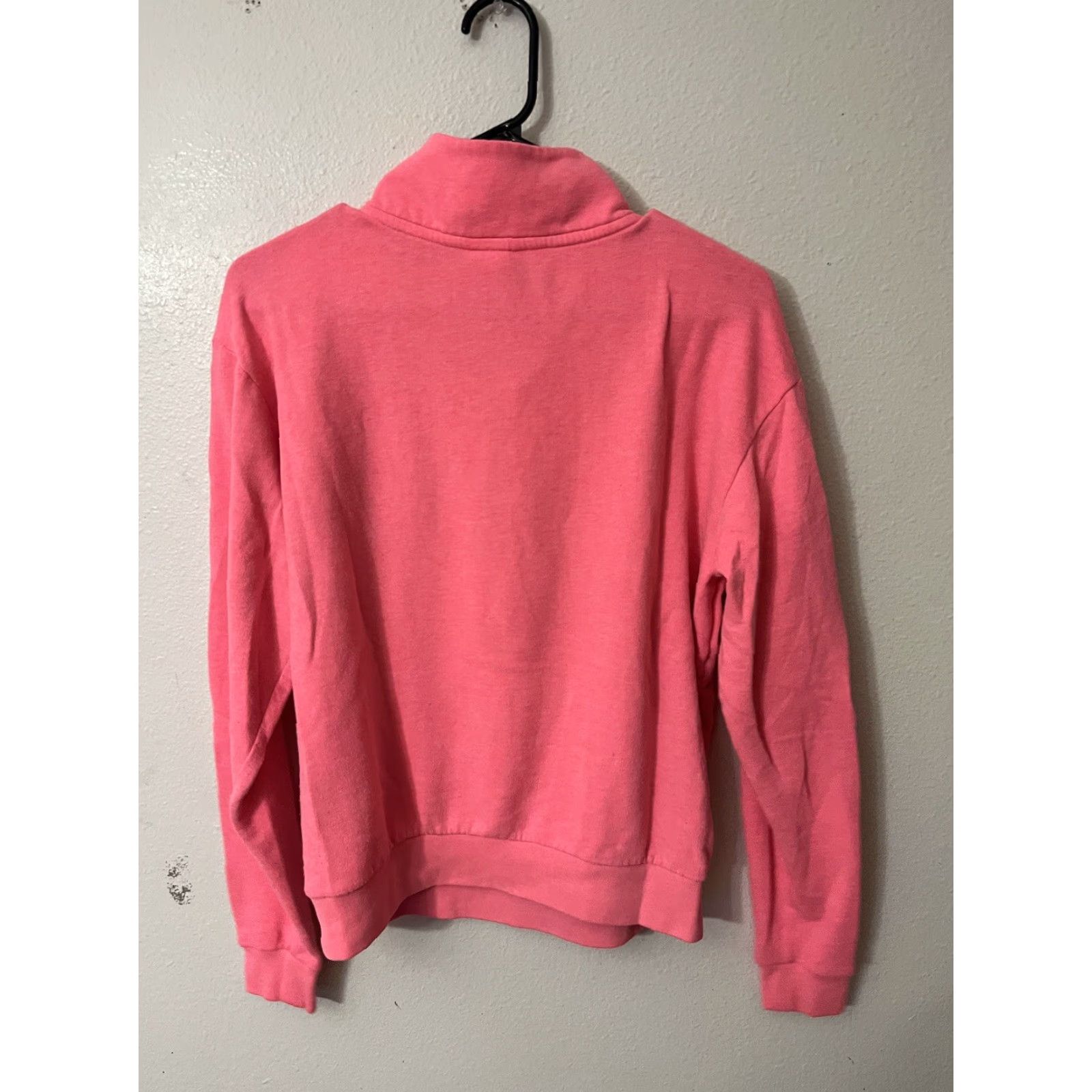 Pinko PINK Sweatshirt Women XS Logo 1/4 Zip Fleece Pullover Mock Neck Victoria's Secret PINK Clothes Sports Activewear Casual Womens Size XS / US 0-2 / IT 36-38 - 3 Thumbnail
