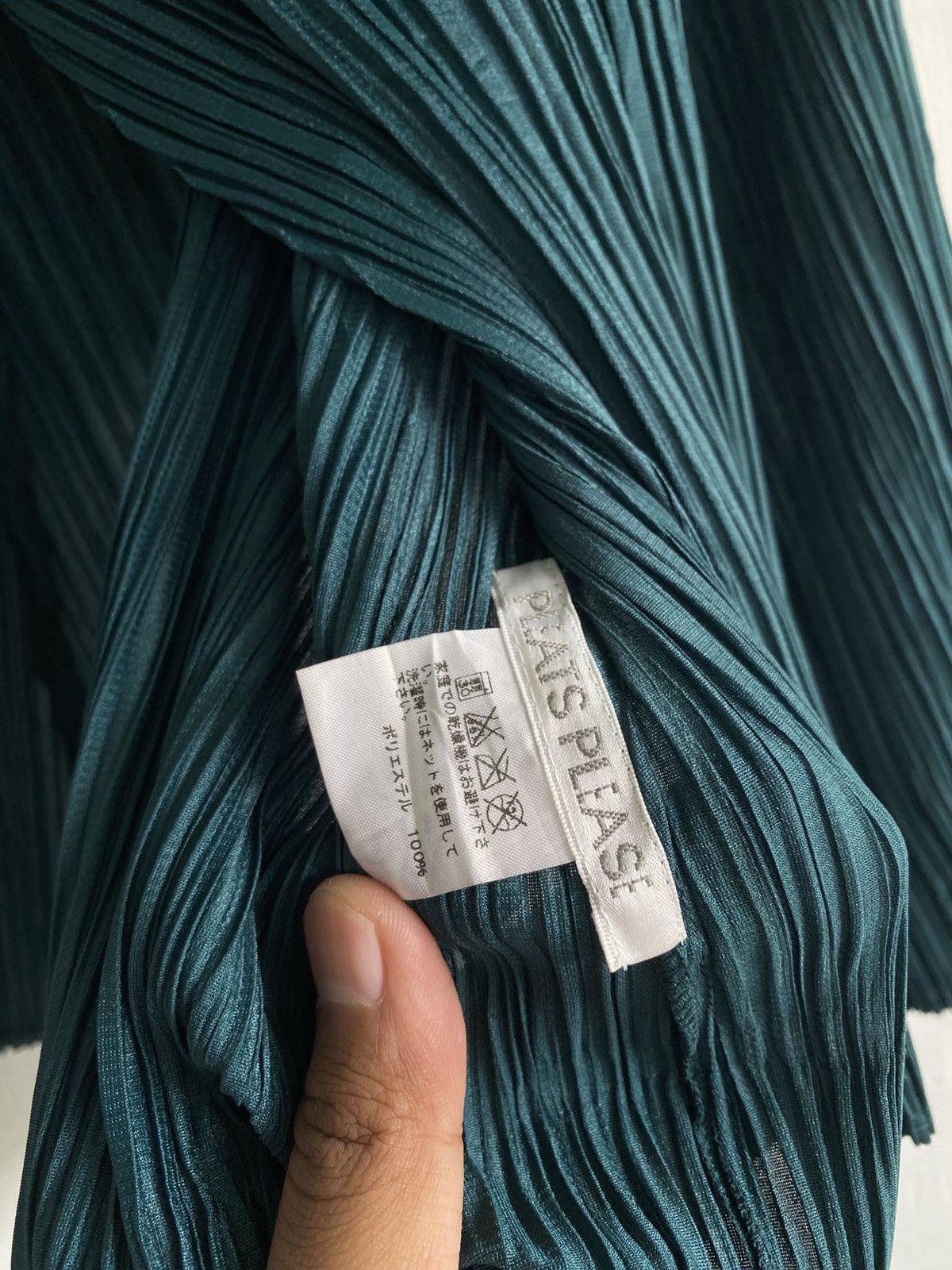 Pleats Please Issey Miyake Pleats Please by Issey Miyake Turquoise Outer Size M / US 6-8 / IT 42-44 - 3 Thumbnail