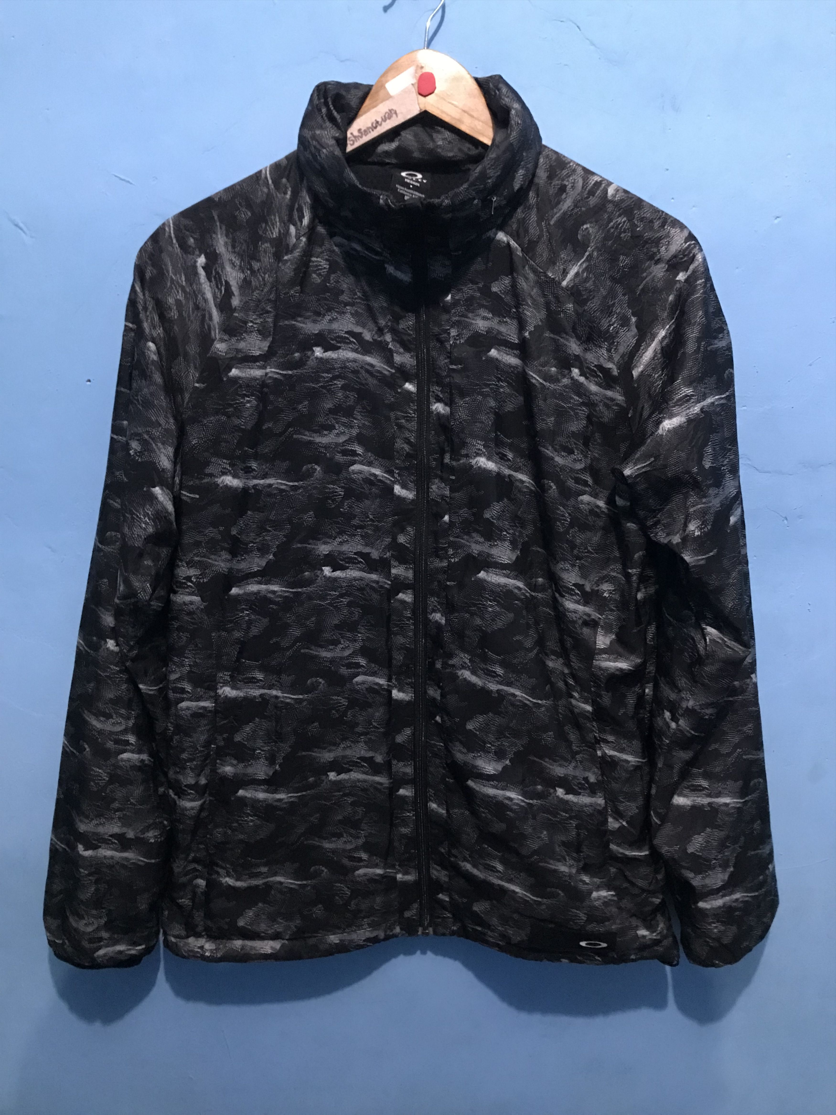 Oakley Oakley Nylon Running Jacket Polyester Pattern Windbreaker Size US M / EU 48-50 / 2 - 1 Thumbnail