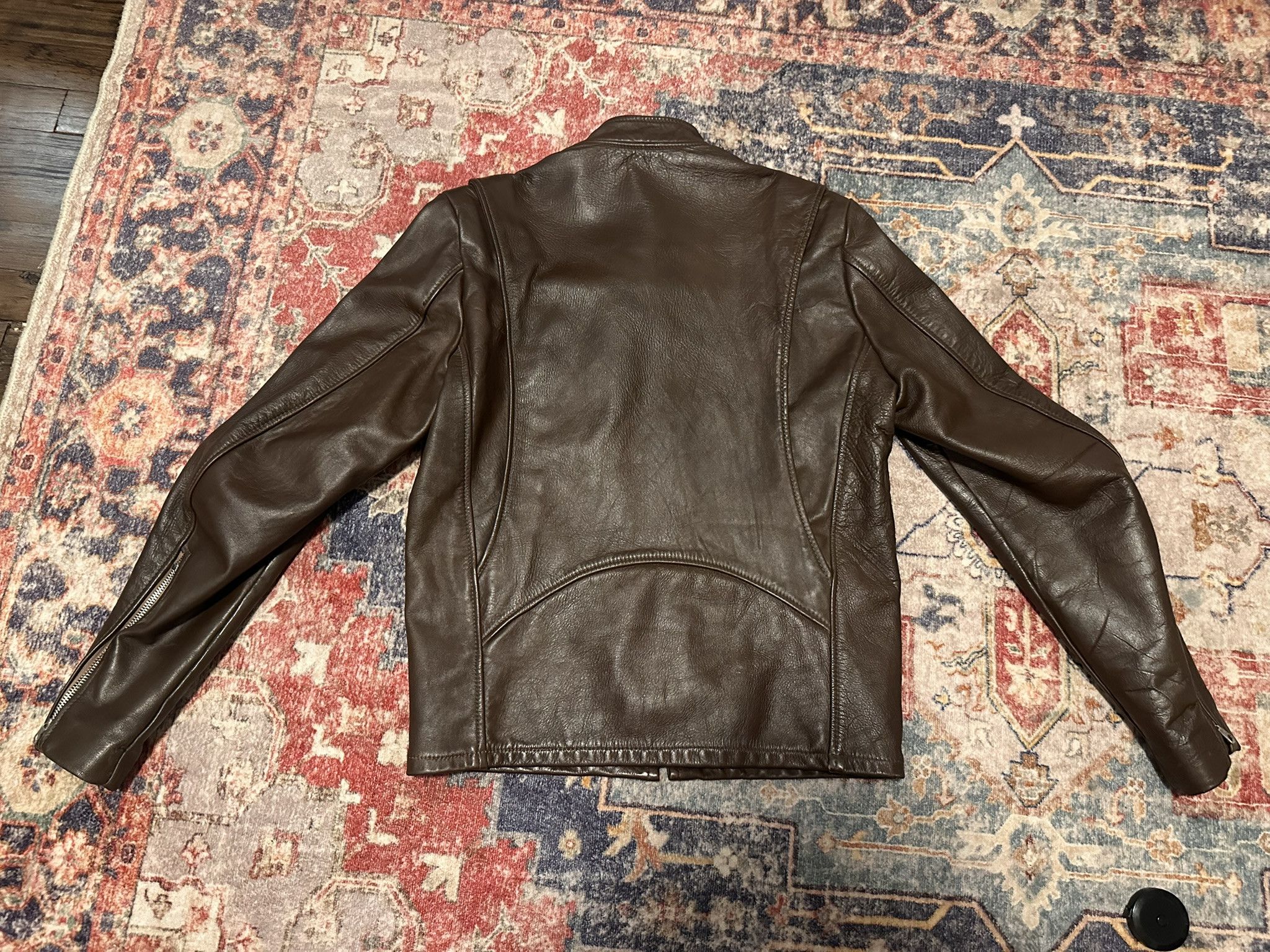 Vintage Lesco Cafe Racer Leather Jacket Size US S / EU 44-46 / 1 - 16 Thumbnail