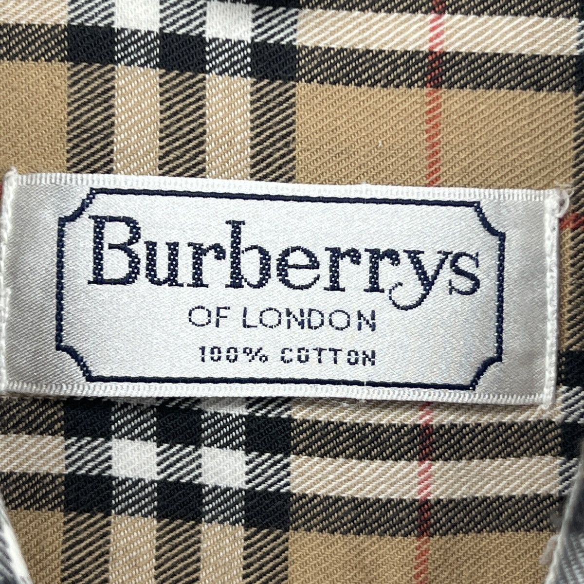 Burberry × Designer × Vintage Vintage Burberry Nova Check Beige Shirt Button Up Beige Size US M / EU 48-50 / 2 - 5 Thumbnail