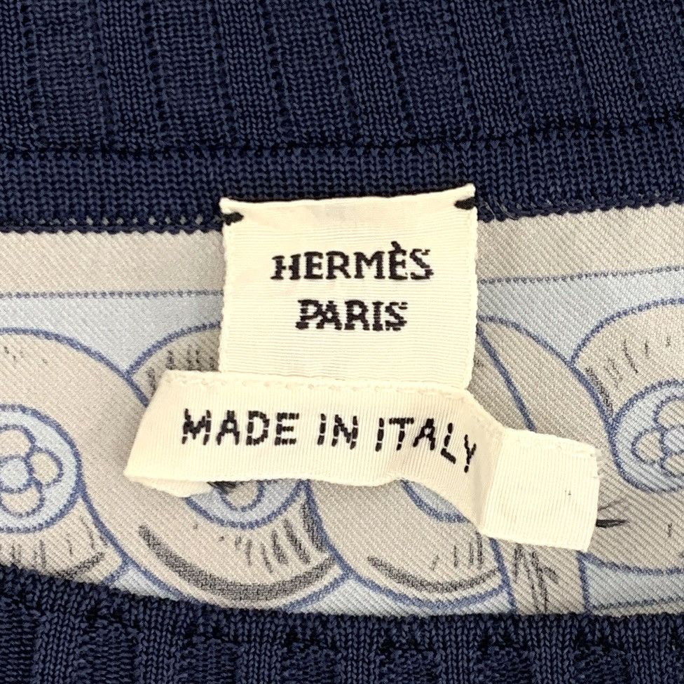 Hermes Hermes Twillaine Vest Printed Silk Short Sleeve Dress K26WX Size M / US 6-8 / IT 42-44 - 5 Thumbnail