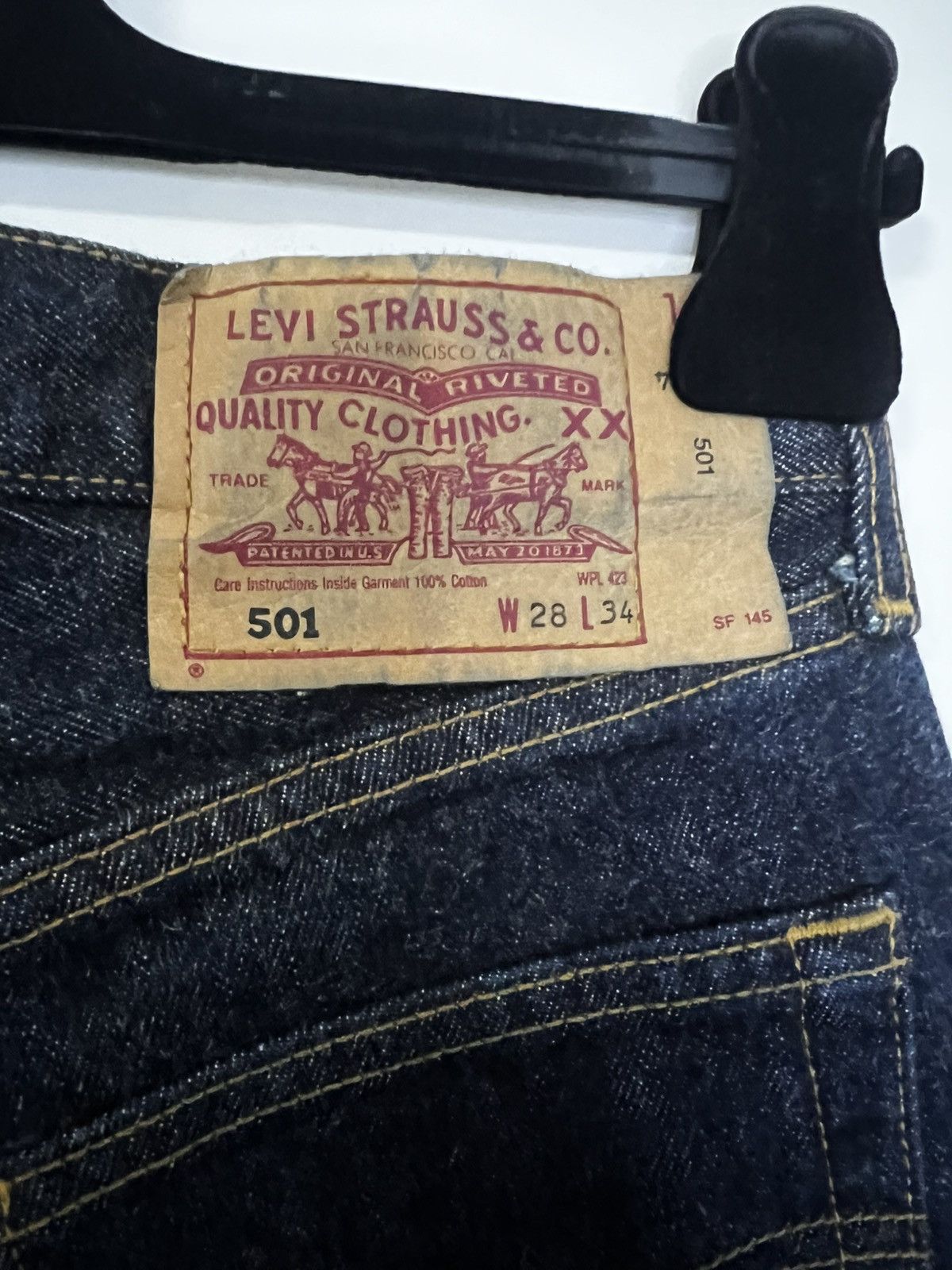 Levi's Levi’s denim jeans new with tag s 28 pants 501 Size 28" / US 6 / IT 42 - 6 Thumbnail