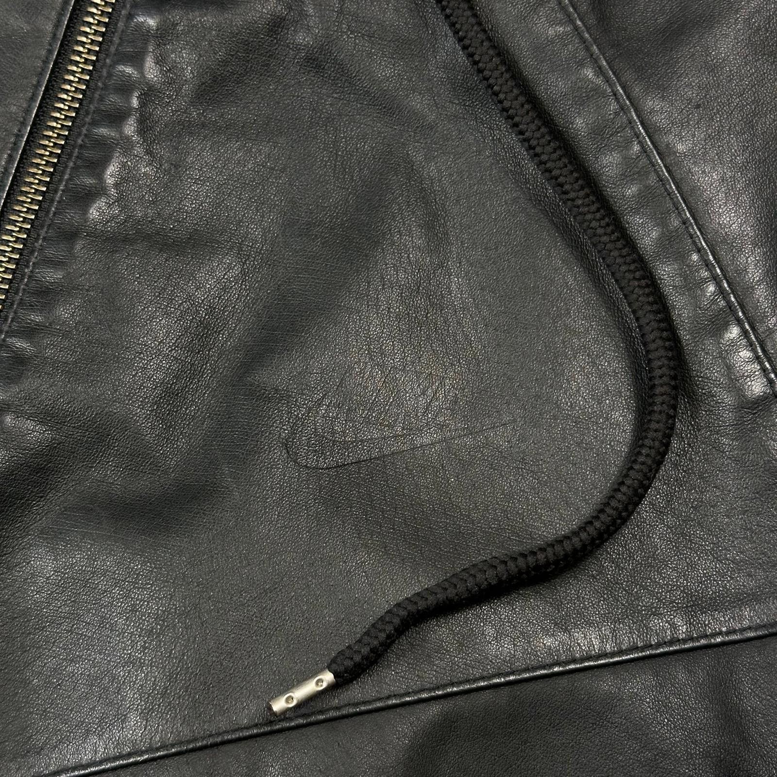 Nike Nike 2007 Tony Spackman Leather Boxy Bomber Jacket - S Size US S / EU 44-46 / 1 - 4 Thumbnail