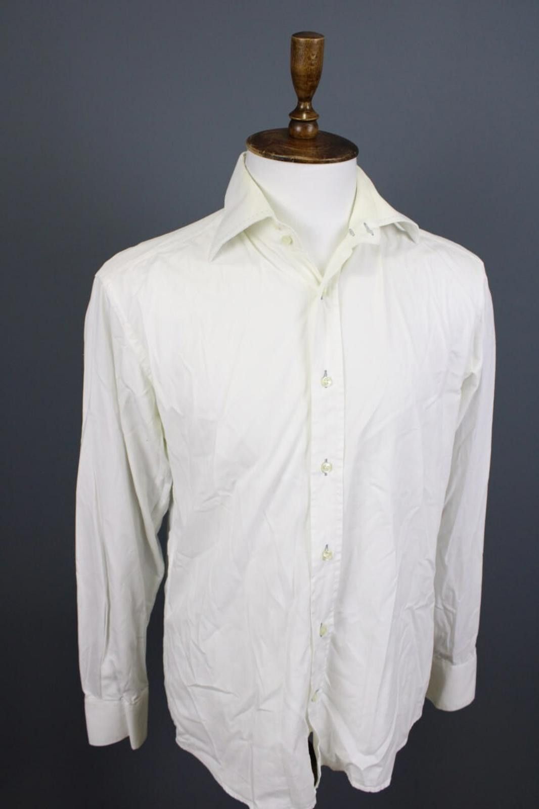 Katharine Hamnett London Katharine Hamnett London White Shirt Size 41 / 16 Size US M / EU 48-50 / 2 - 5 Thumbnail