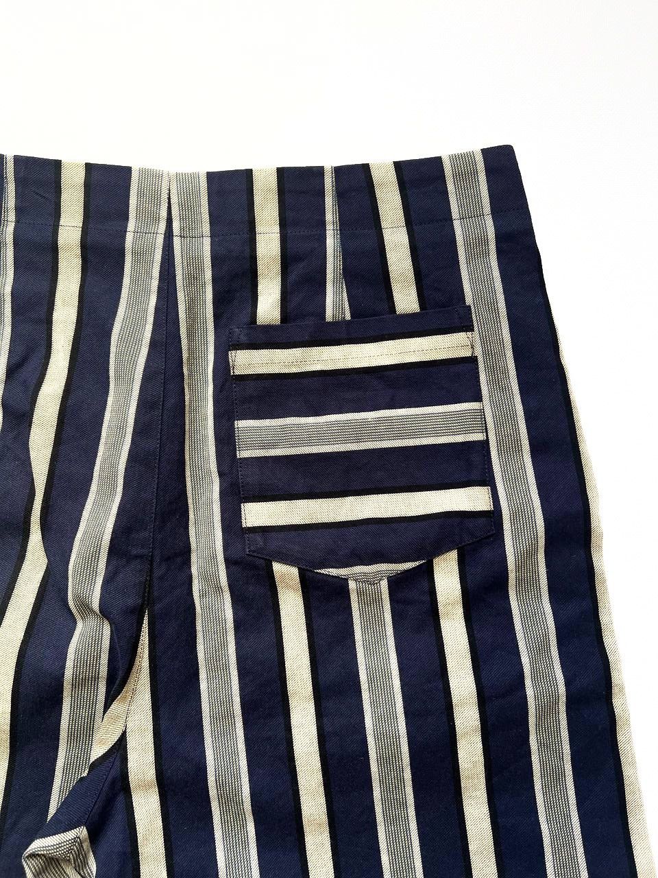 Acne Studios × Japanese Brand Acne Studios Pell den denim striped shorts Size US 32 / EU 48 - 3 Thumbnail