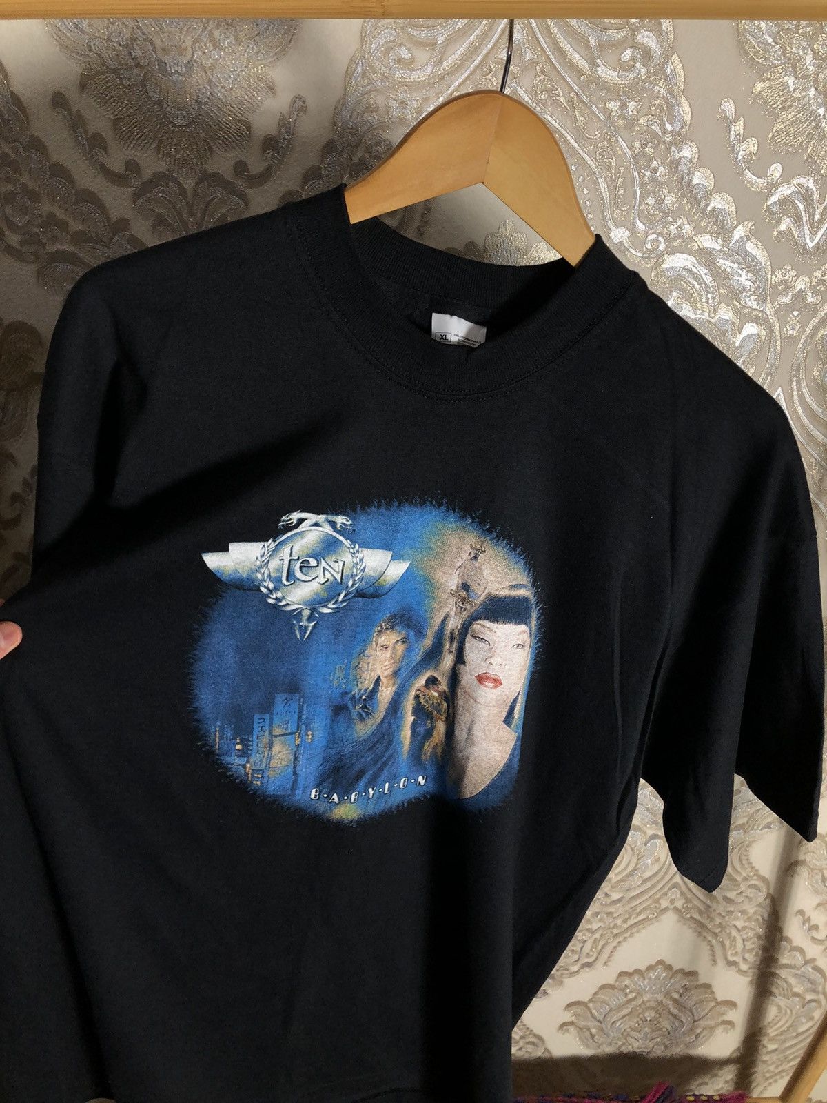 Band Tees VINTAGE TEN BABYLON ALBUM TOUR T-SHIRT RETRO METAL Y2K 90s Size US XL / EU 56 / 4 - 2 Thumbnail