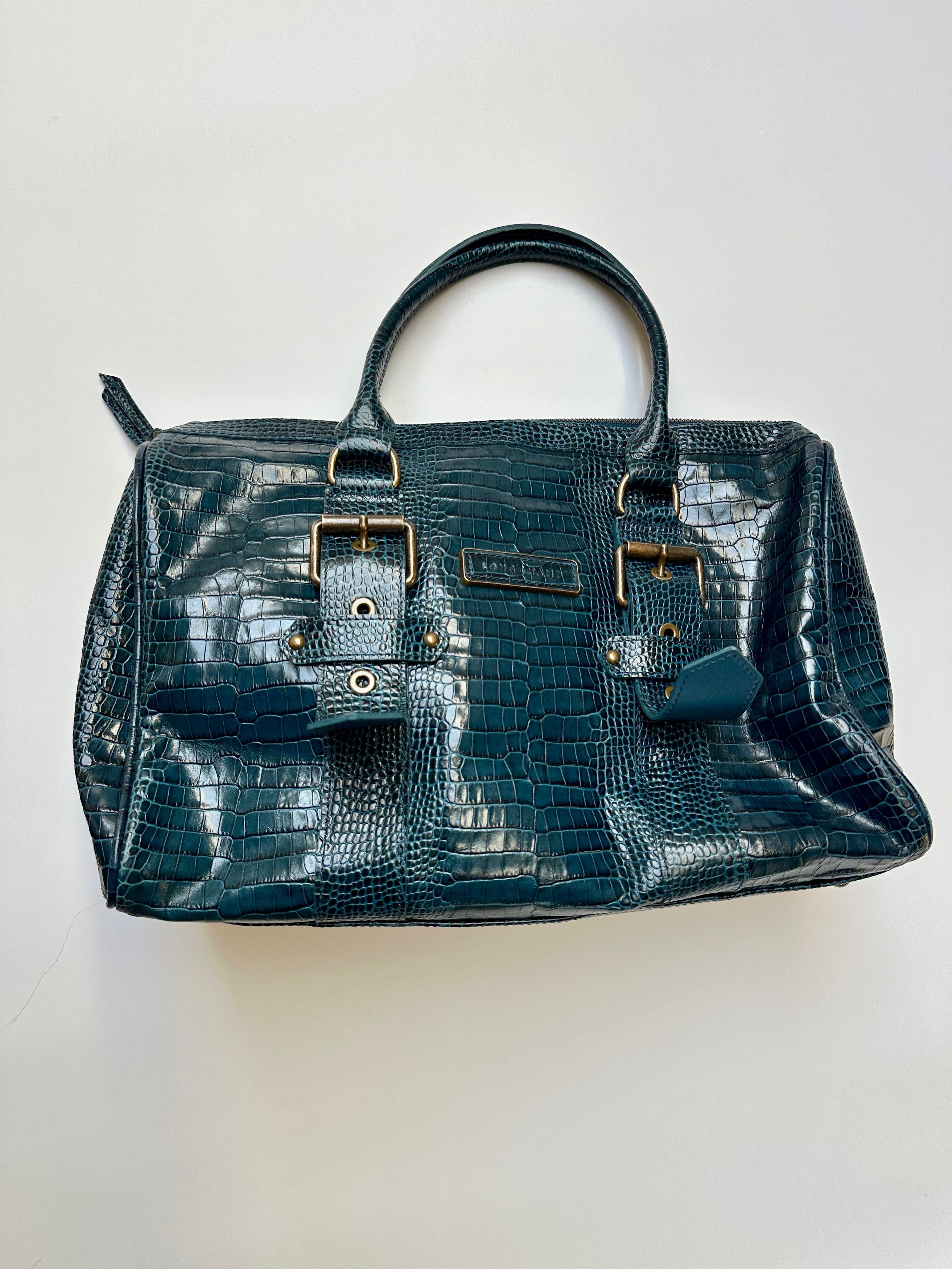 Longchamp Longchamp Kate Moss Emerald Leather Handbag France Size ONE SIZE - 1 Thumbnail