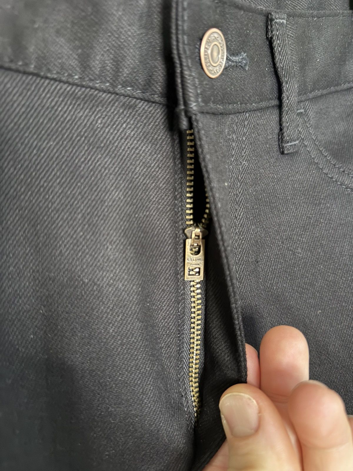Celine $990 FW23 Celine Wiltern pure black skinny jeans Hedi 30 Size US 30 / EU 46 - 12 Thumbnail