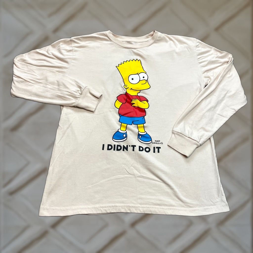 Vintage VINTAGE The Simpsons Shirt Unisex Adults M Pink Bart Simpson I Didn't Do It Funny Tee Size US M / EU 48-50 / 2 - 1 Thumbnail