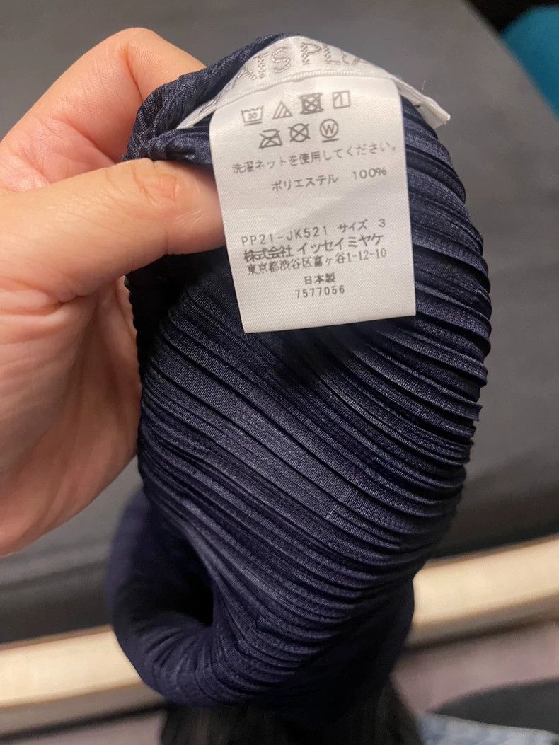 Issey Miyake issey miyake size：3 Tibetan blue short sleeves 2506-Nextar Size XXS / US 00 / IT 34 - 2 Thumbnail