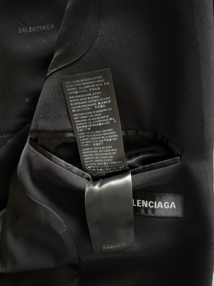 Balenciaga Balenciaga 80’s Shoulder Blazer Size 46R - 6 Thumbnail
