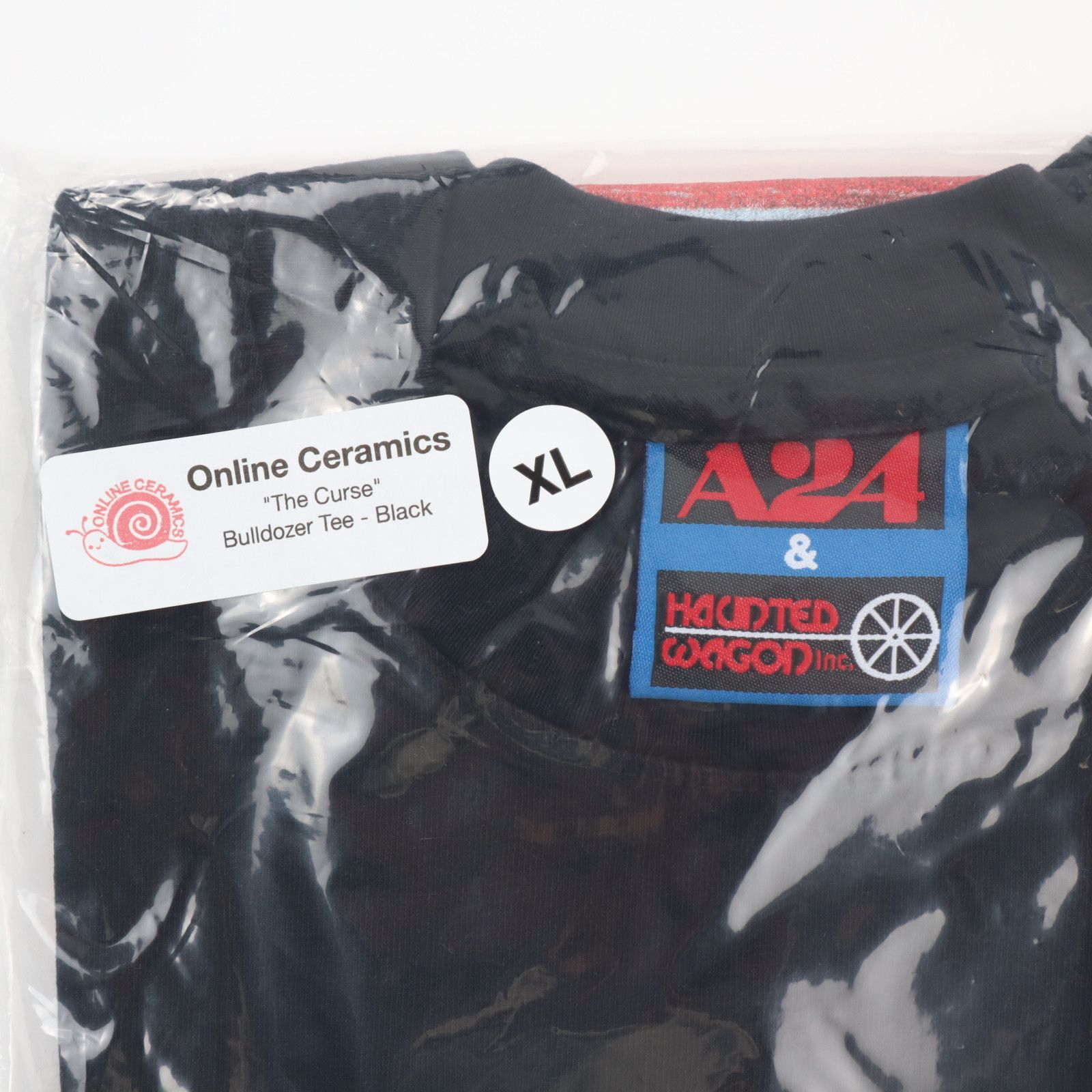 A24 × Elara × Online Ceramics A24 x Online Ceramics x The Curse Bulldozer T-Shirt Elara Size US XL / EU 56 / 4 - 4 Thumbnail